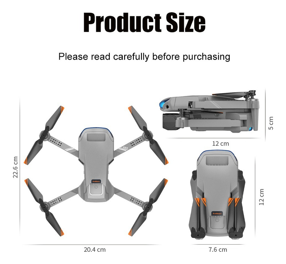 Xt9 Mini Drones Profissionais Câmera Dupla Esc 2 Baterias - Imagem 9
