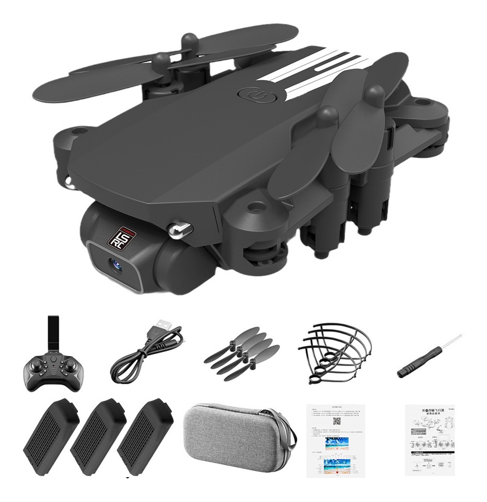 Mini Drone Barato Profissional Câmera 3 Baterias