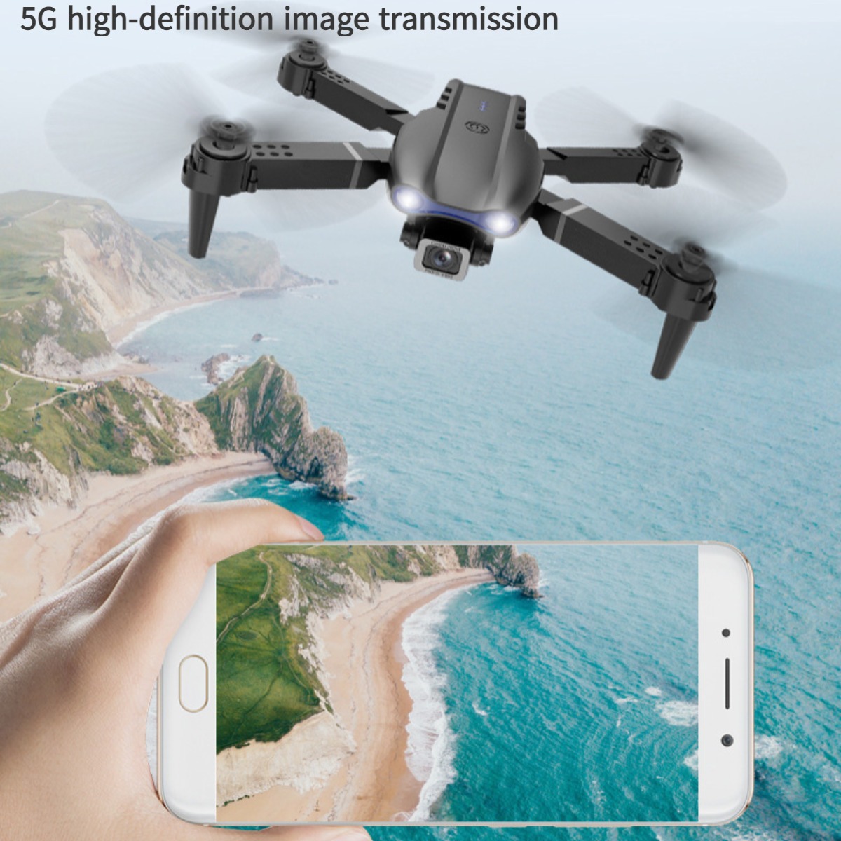 Drone Câmera Dupla 4k Hd Wifi Fpv Professional - Imagem 5