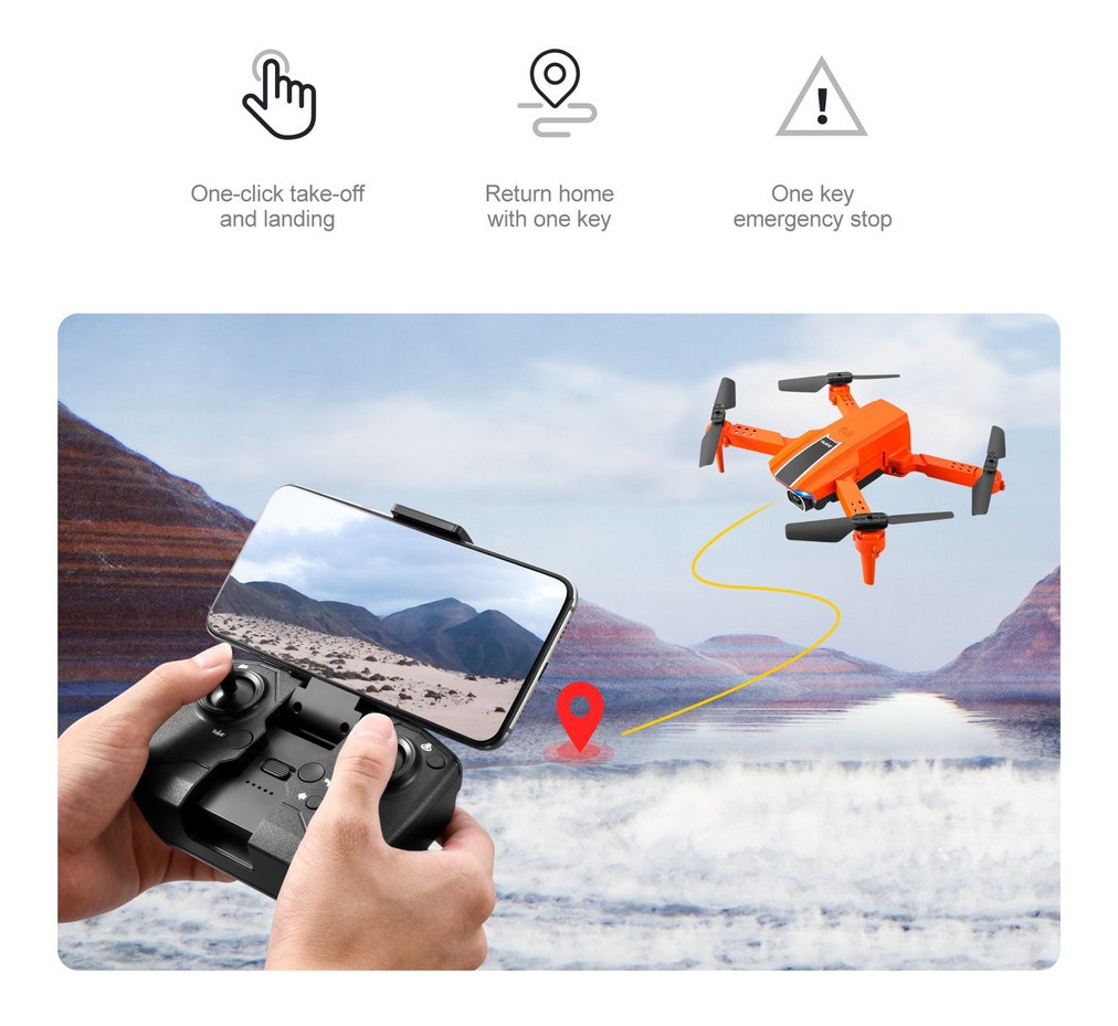 Mini Drone Profissional Com Câmera E 2 Baterias - Imagem 7