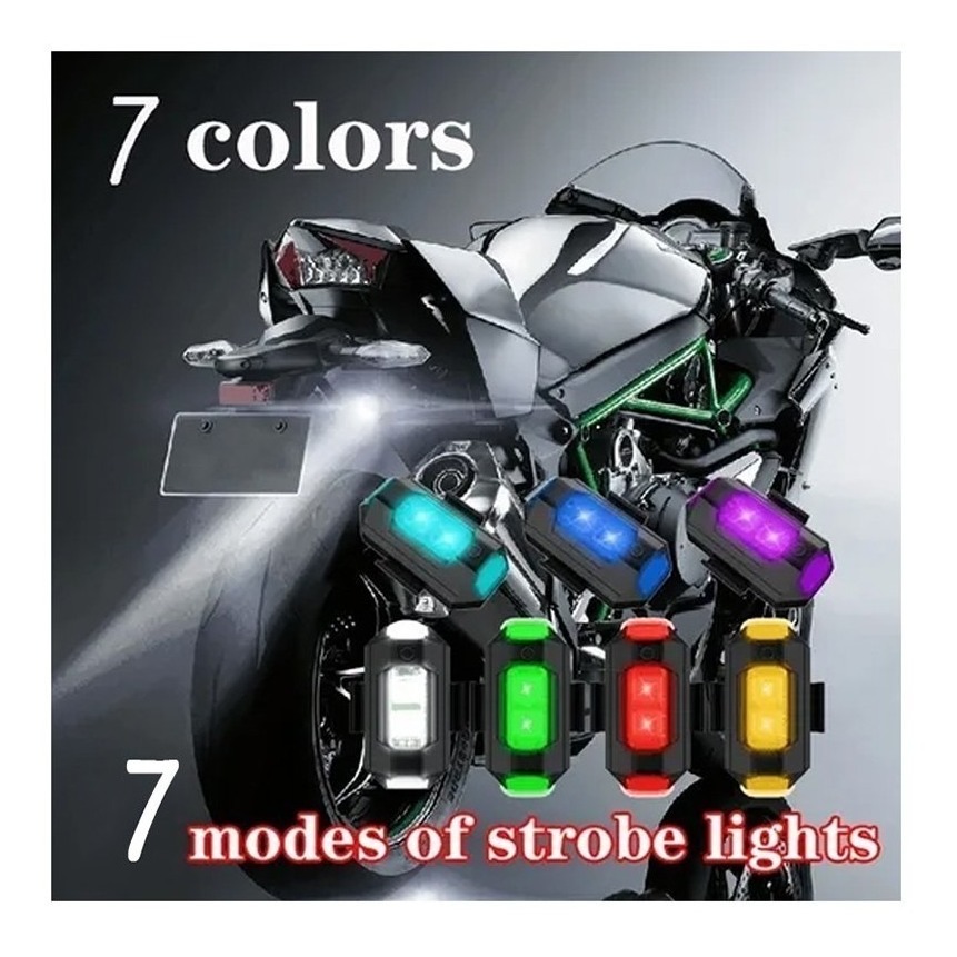 6x Luzes Estroboscópicas Para Drones, Luzes Anti-colisão - Imagem 3