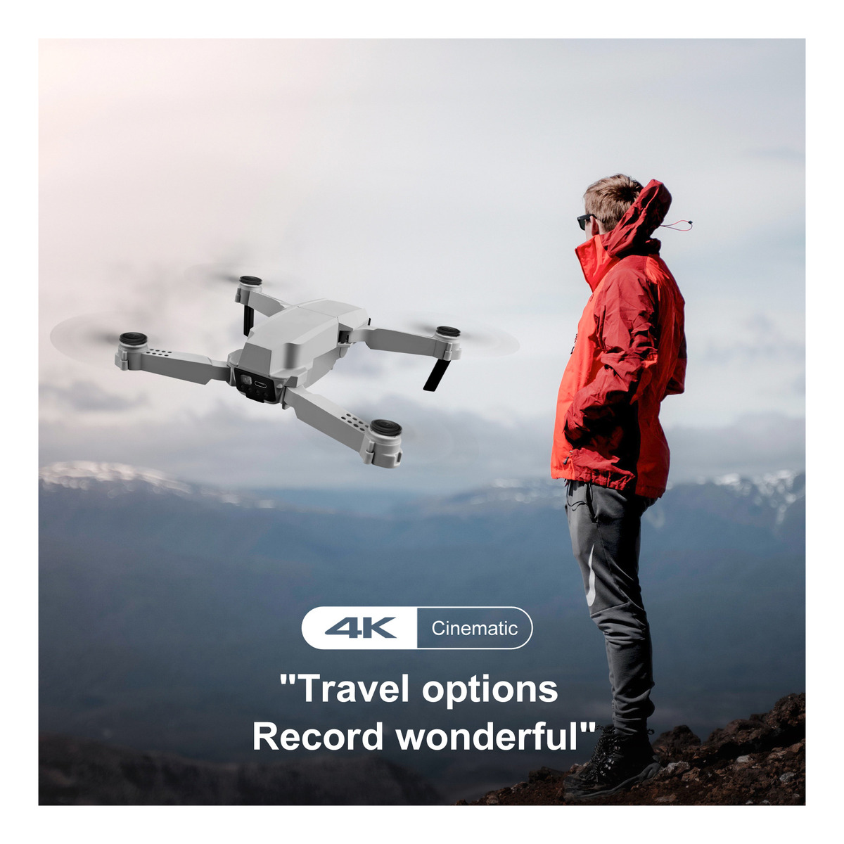S62 Rc Drone Com Câmera 4k Wifi Fpv Dual Camera Drone Mini - Imagem 9