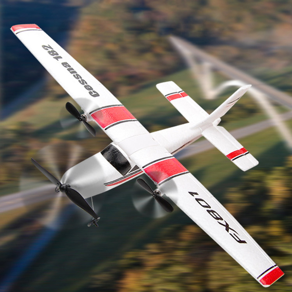 Avião De Controle Remoto De Asa Fixa 2.4g 2ch Rc Glider - Imagem 5