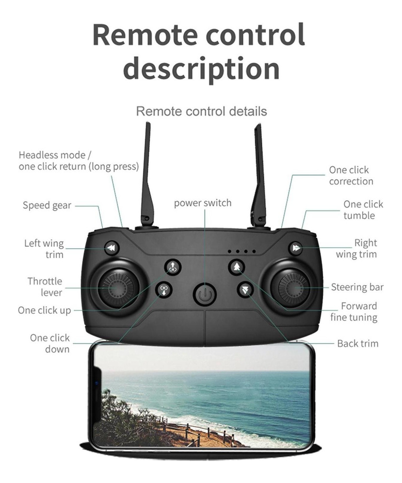 Drones Câmera Fpv Drones Pequenos Drones Segurança 4k Dual - Imagem 10