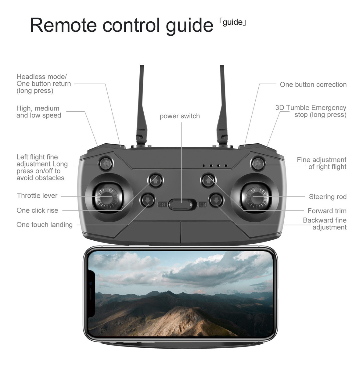 Mini Drone Barato Rc Com Radar Laser Hd Câmera Quadcopter - Imagem 9