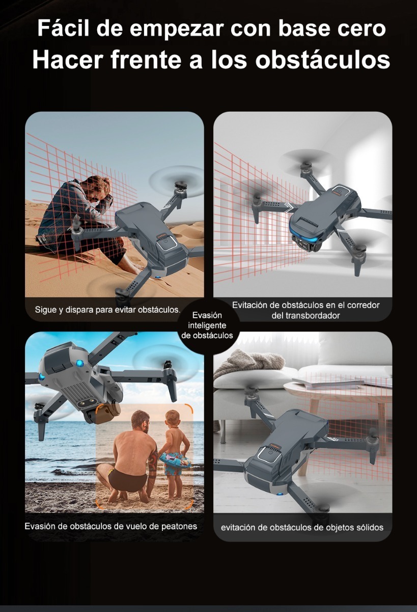 Fp-xt9 Drone Rtf Com Câmera Dupla Wi-fi Fpv Altitude Hold - Imagem 9