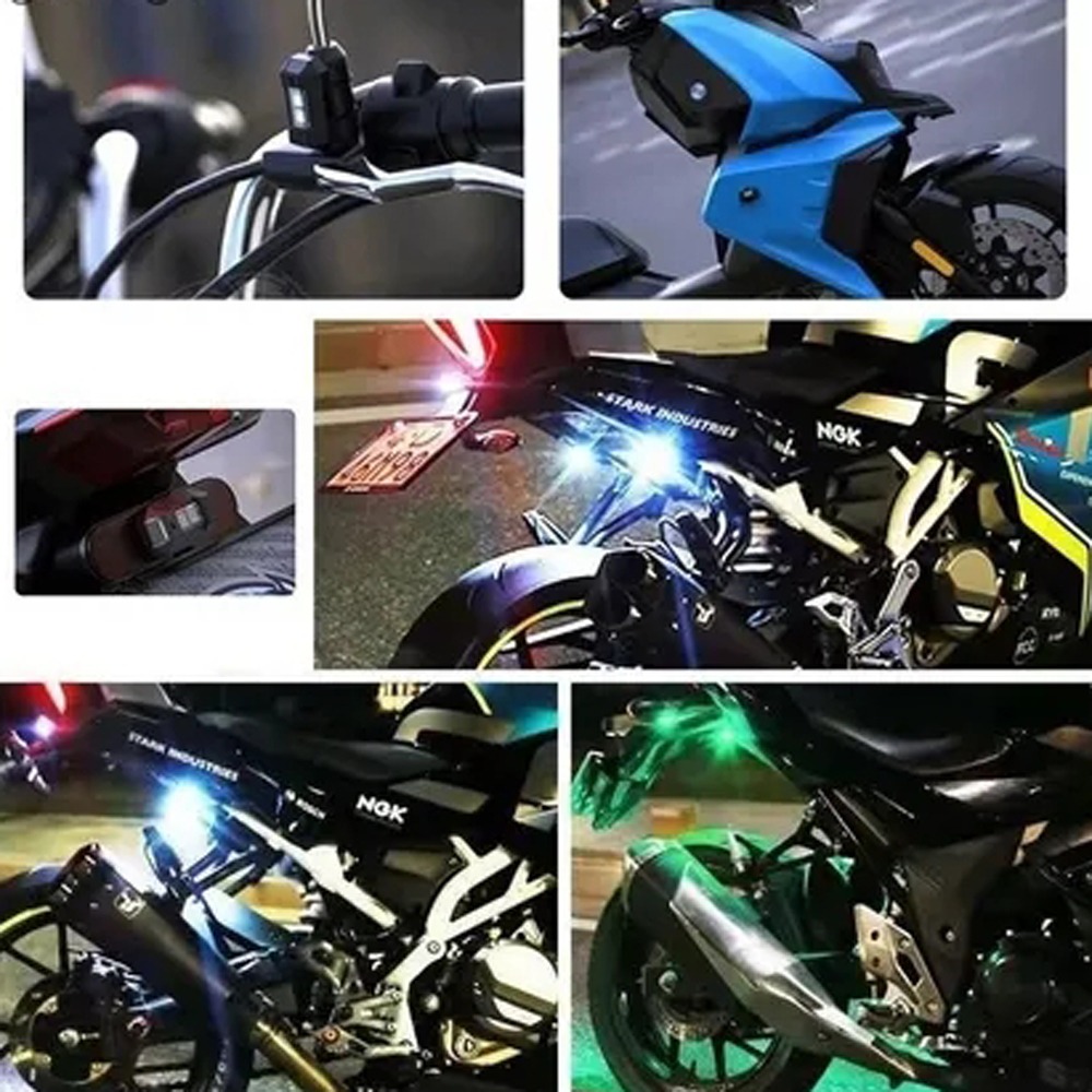 10pcs Luzes Da Motocicleta Rc Drone Levou Luz De Posição Do - Imagem 10