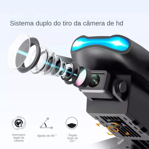 Drone Profissional E88 Pro 2.4ghz Com Câmera Hd E 1 Bateria - Imagem 5