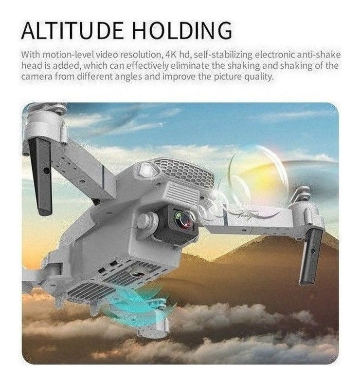 Câmera Drone E88 Portátil De Alta Definição 4k Com 2 Bateria - Imagem 4