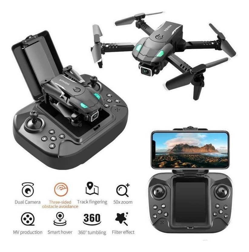 Câmera S128 Mini Drone Hd De 3 Lados - Obstáculo - Pequena+3