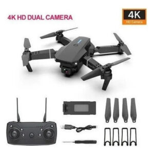 Mini Drone E88 Novo Rc 4k Hd Barato Com Câmera Dupla