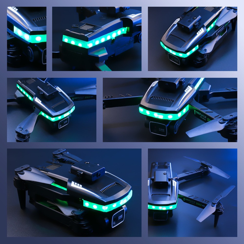 Mini Drones Profissionais Baratos Com Câmera Dupla 4k Led - Imagem 2
