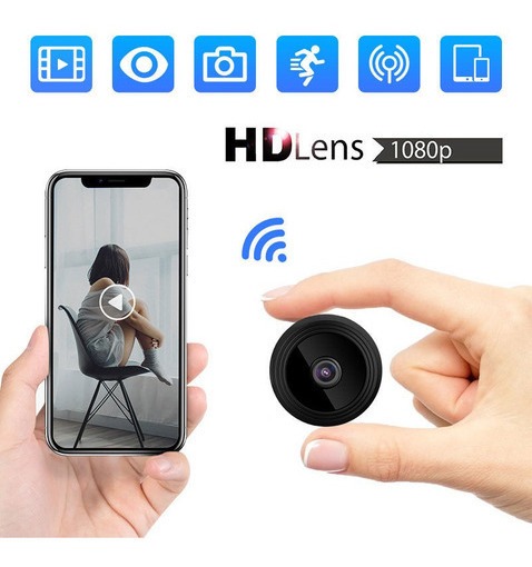 Mini Câmera Espiã Visão Noturna Hd Detecta Movimento Micr - Imagem 8