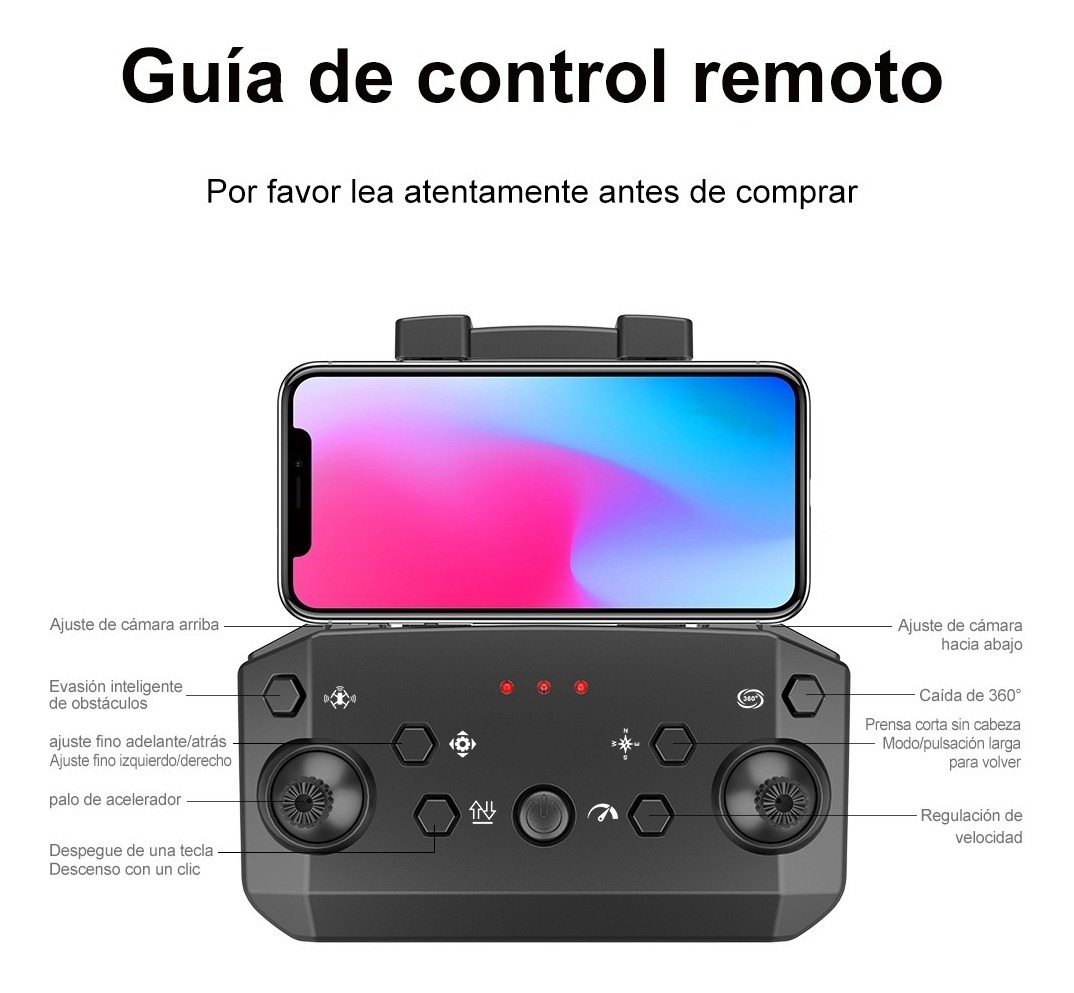 Fp-xt9 Drone Rtf Com Câmera Dupla Wi-fi Fpv Altitude Hold - Imagem 3