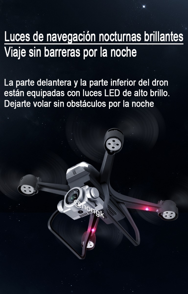 Drone 4k Profesional Hd Câmera Grande Angular Wifi Gps Drone - Imagem 6