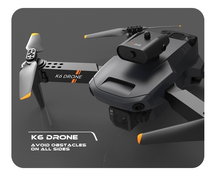 Mini Dobra Drone K6 Profissional Doble Camara 4k+3 Baterias - Imagem 4