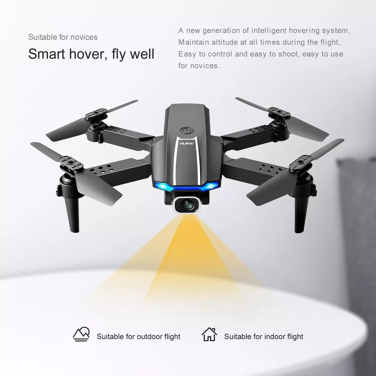 Mini Drone Com Câmera Dupla De Controle Remotoaltitude Hold - Imagem 5