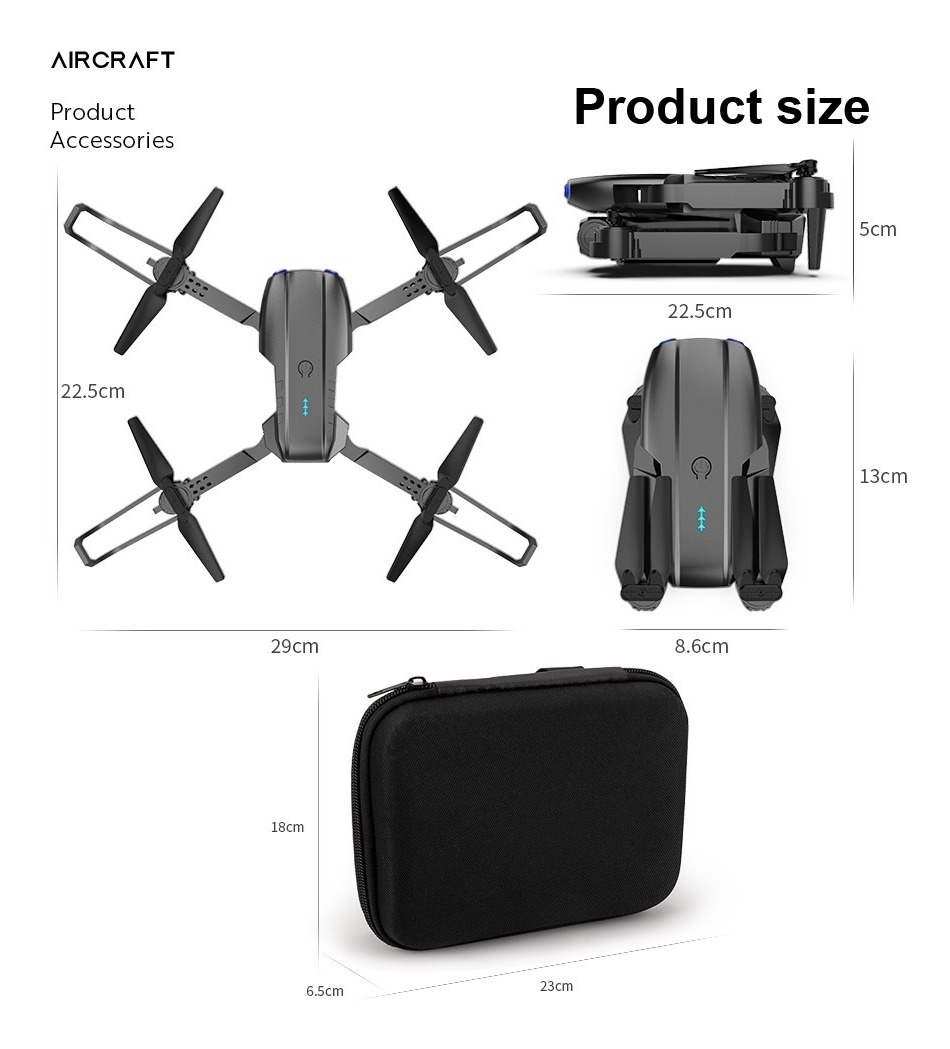 Mini Drone Barato Para Crianças Com Câmera 2 Baterias - Imagem 6