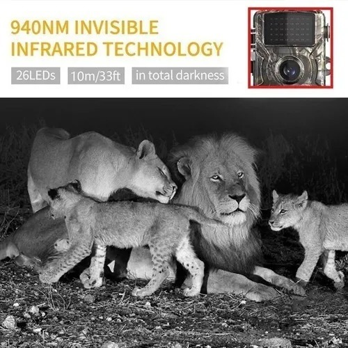 Armadilha Noturna Caça Trail Camera Ceva Vídeo Full Hd D - Imagem 8