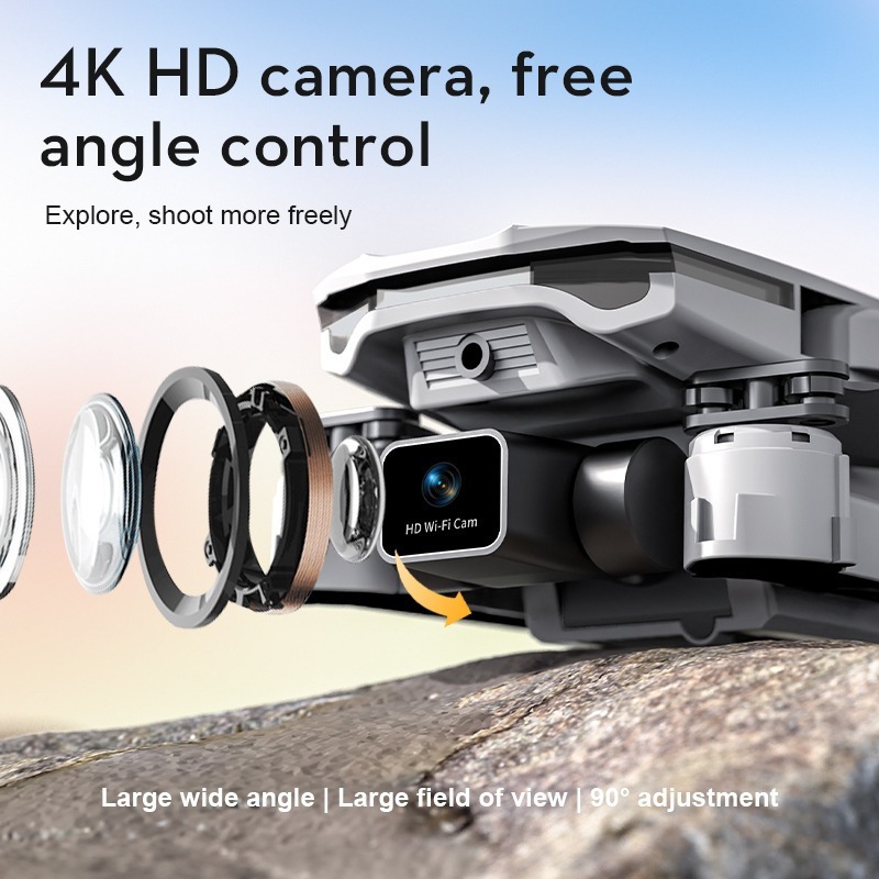 Mini Drones Novos Profissionais Com Camera Hd Drone Infantil - Imagem 8