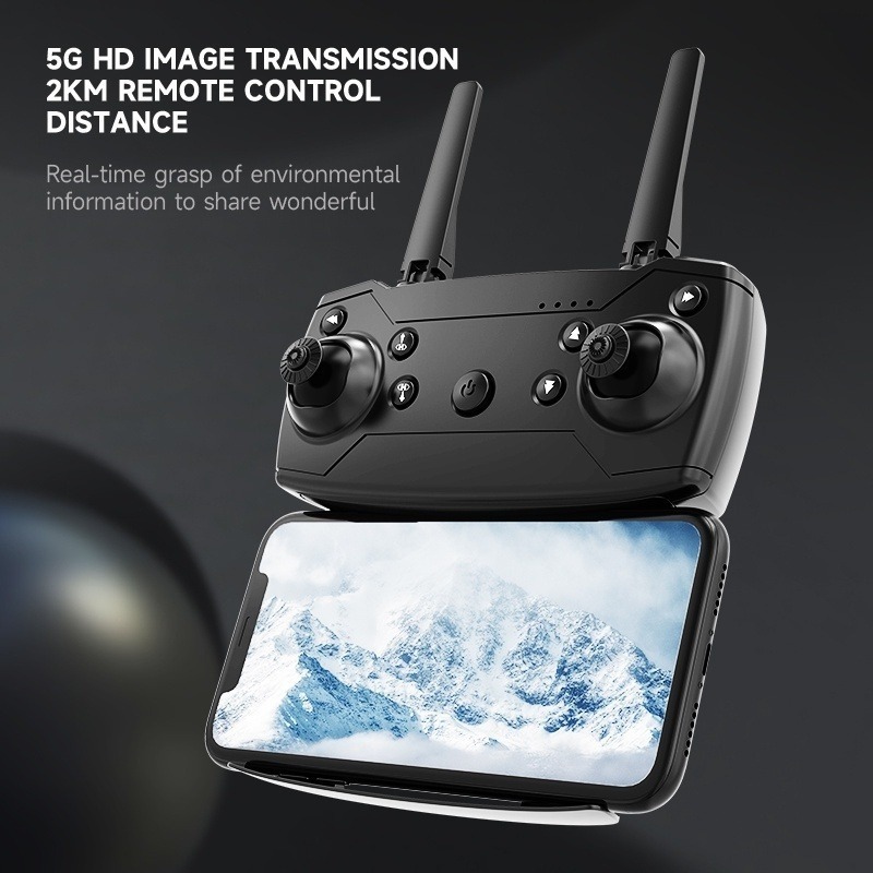 Hk58 Drone 8k Hd Aeronave Fotografia Nova Wifi - Imagem 2
