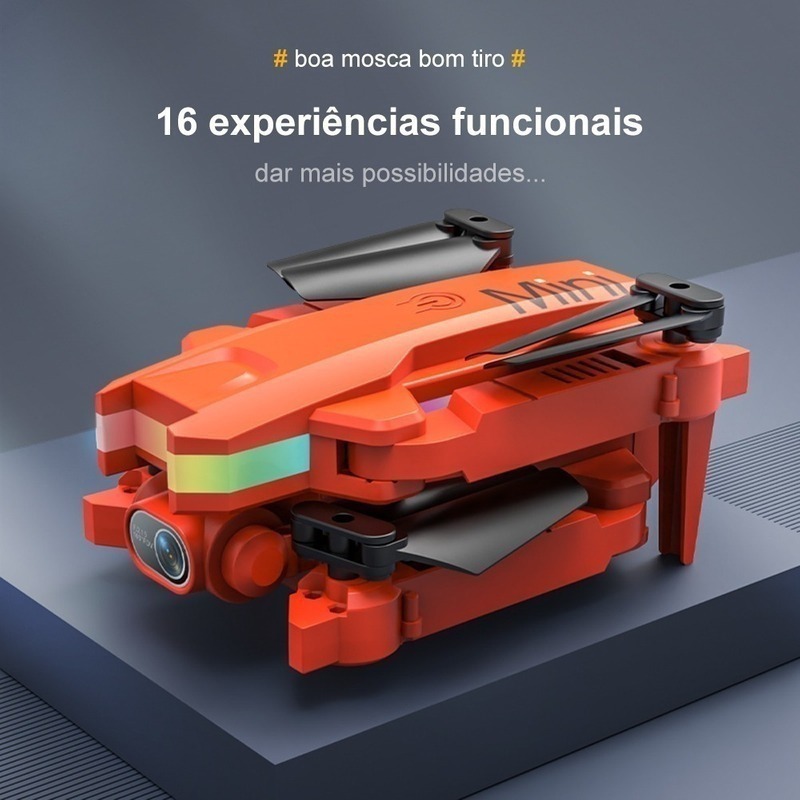 Profissional Uavl Mini Drone 4k Crianças +2 Baterias - Imagem 2
