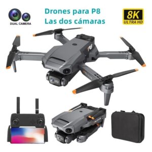 Mini Drone Ky907 Rc Profissional Câmera 4k+3 Baterias