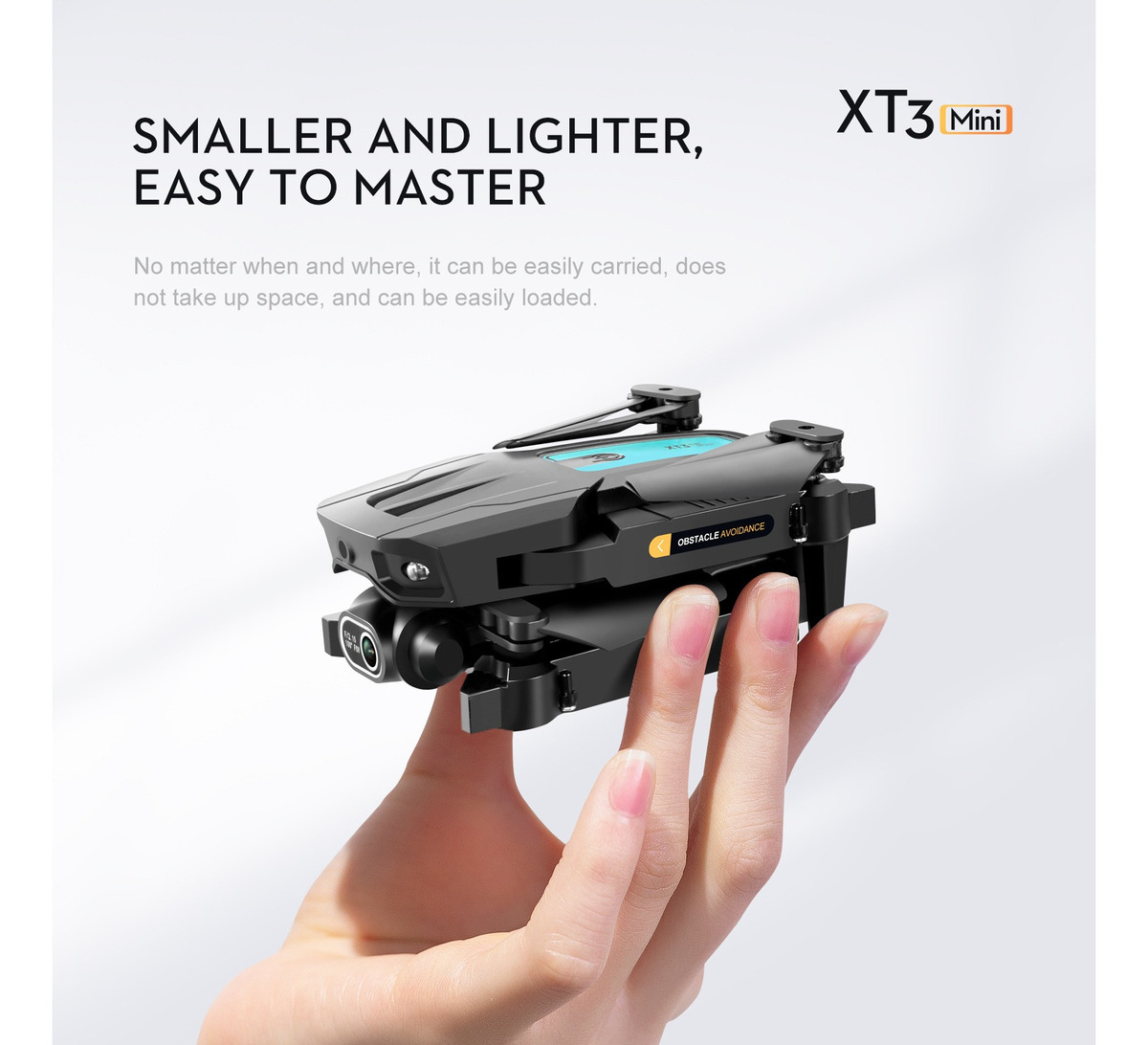 Mini Drone 4k Câmera Dupla Xt3 Professional 2 Baterias - Imagem 6