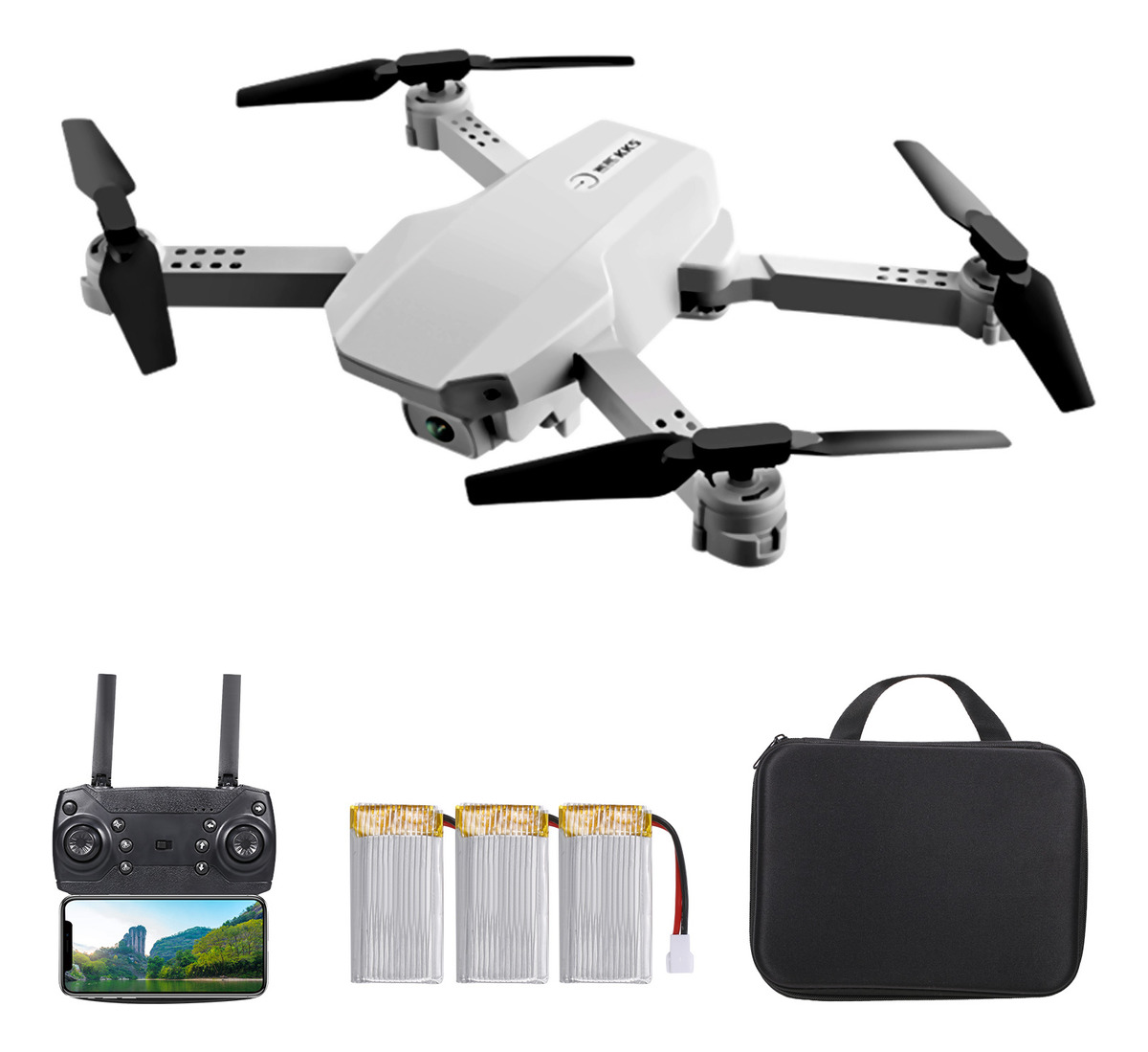 Drone Cr Kk5 Com Câmera 4k Fpv Dual - Imagem 7