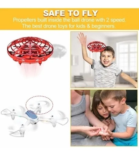 Mini Ufo Drone C/sensor De Impacto Anti E Rotação - Imagem 14