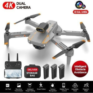 Câmera Dupla Drone 2.4ghz 4k De Longa Duração Com Bateria S9