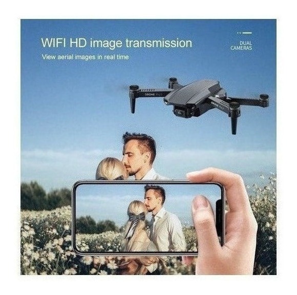 Câmera Dupla Mini Drone E99 Pro Professional 4k Com 2 Bateri - Imagem 8