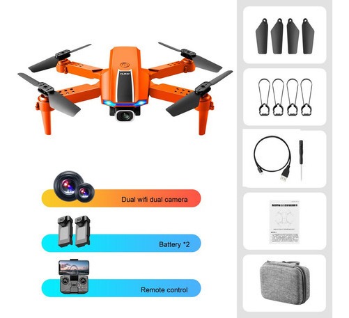 Mini Drone Profissional 4k Câmera Dupla +1 Baterias - Imagem 8