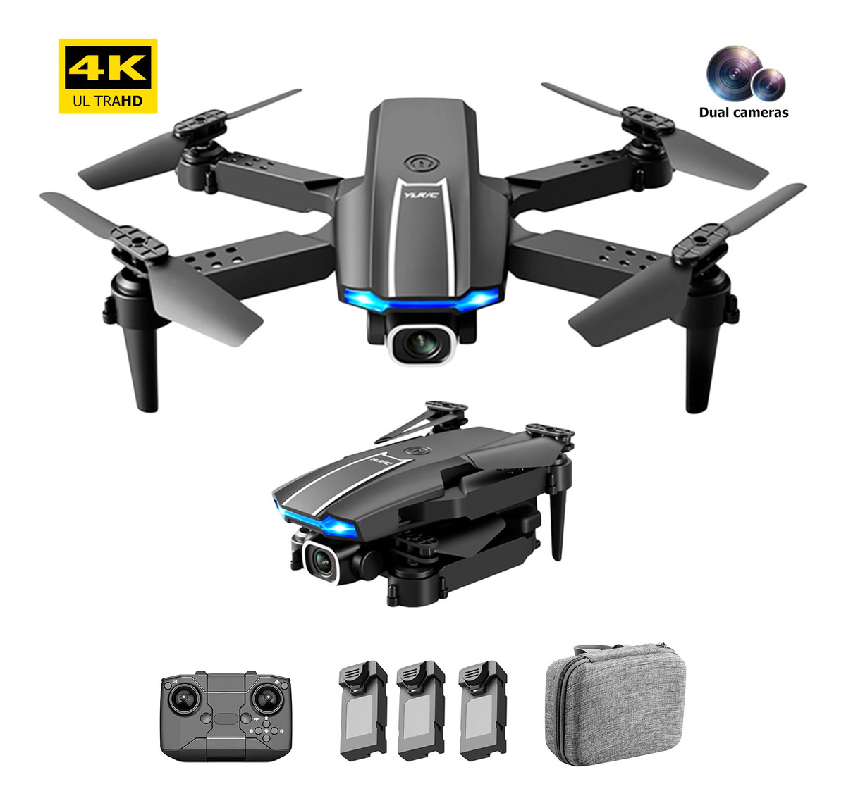 Quadricóptero Ylr/c S65 Rc Drone 1080p Hd Modo Sem Cabeça 2, - Imagem 10