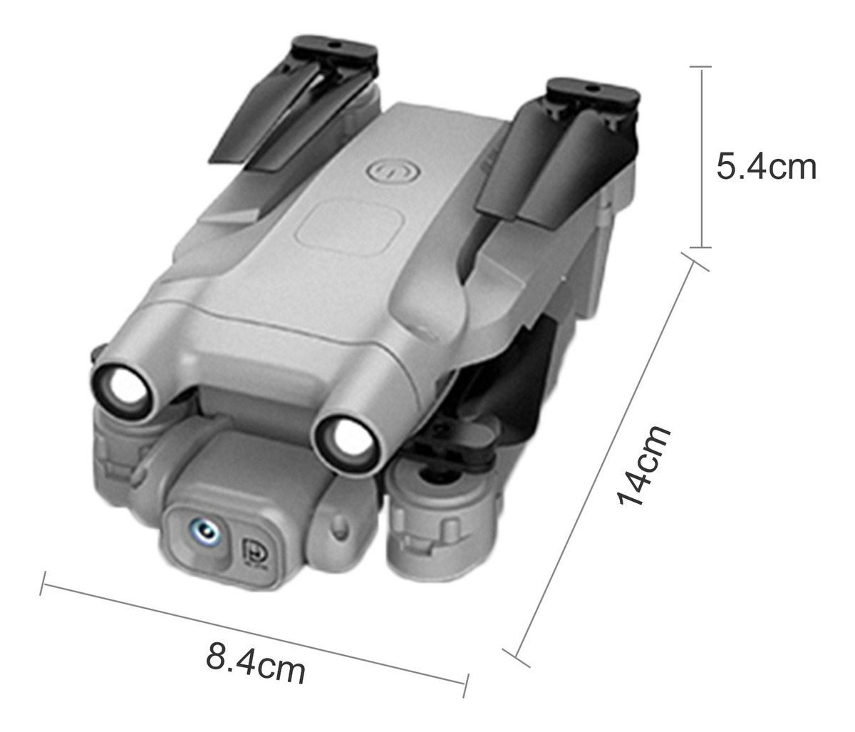 Drone Rc Quadcopter 3d Flip De 4 Canais Dobrável De 2,4 G (c - Imagem 3