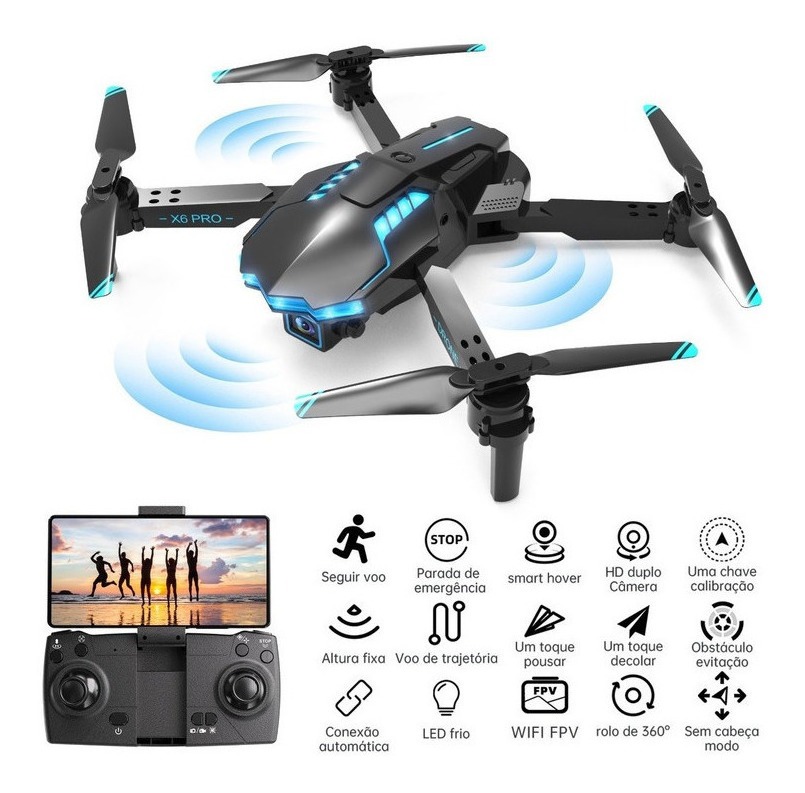 Drones Profissionais Com Camera 4k Com Desvio De Obstáculos - Imagem 2