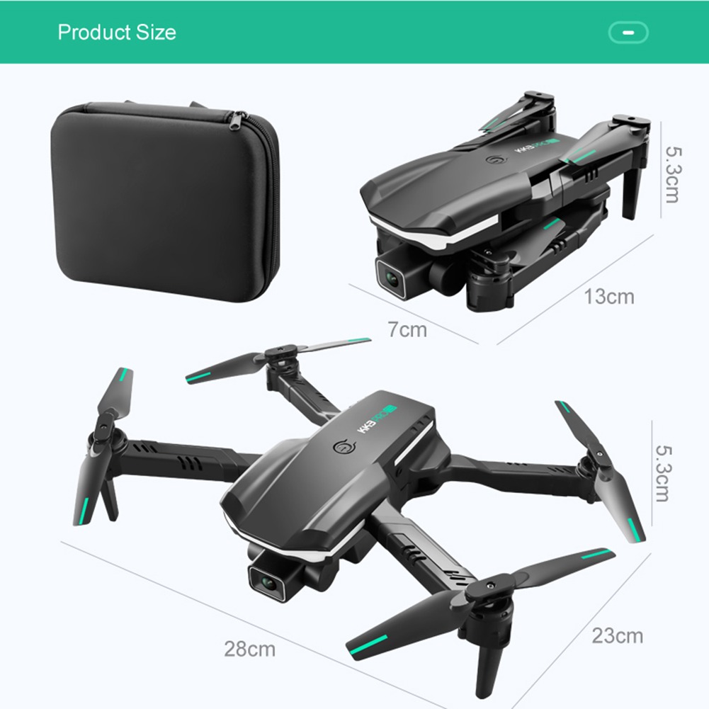 Quadricóptero Dobrável Rc Com Câmera Única 4k De 2,4 Ghz Com - Imagem 10