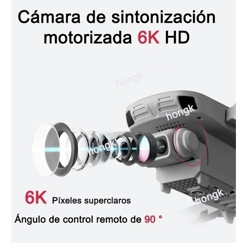 6k Drone Profissional Wifi Drones Com Câmera Dupla - Imagem 6