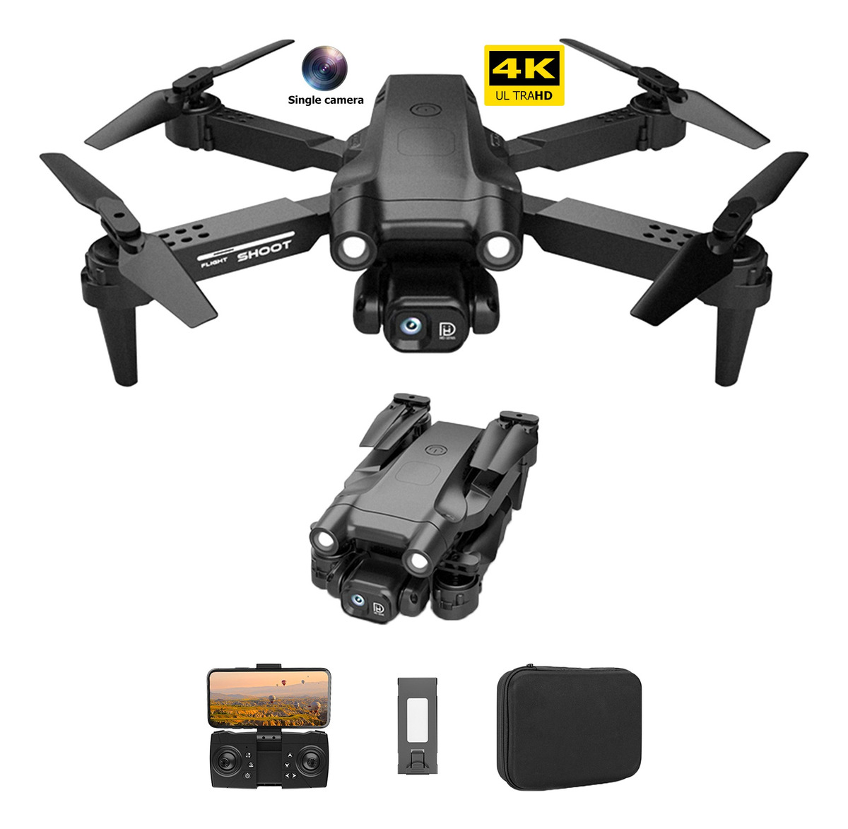 Quadricóptero Dobrável Fpv 3d Flip 4ch Rc Drone De 2,4 G (pr - Imagem 5
