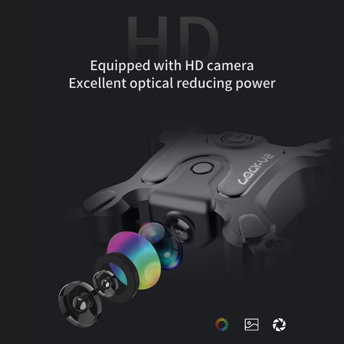 Modo Sem Cabeça Fpv Rc Quadcopter 2.4g Altitude Hold Drone - Imagem 2