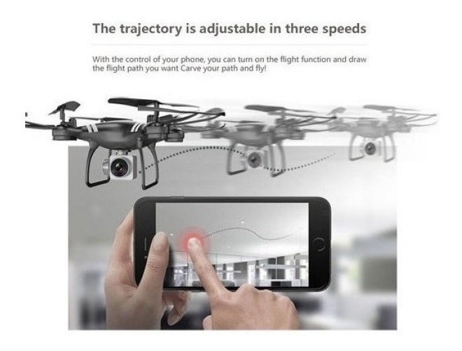 Drone 101 Câmera Branca Profissional 4k+2 Baterias - Imagem 5