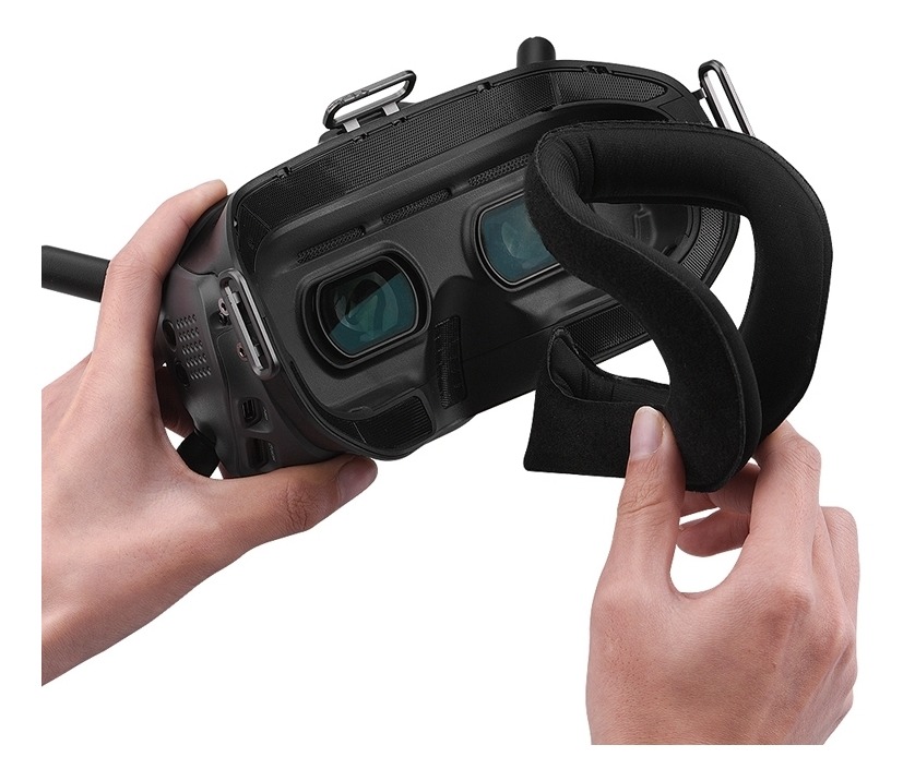Capa De Máscara Facial Para Óculos Fpv V2 Drone Flight Glass - Imagem 2