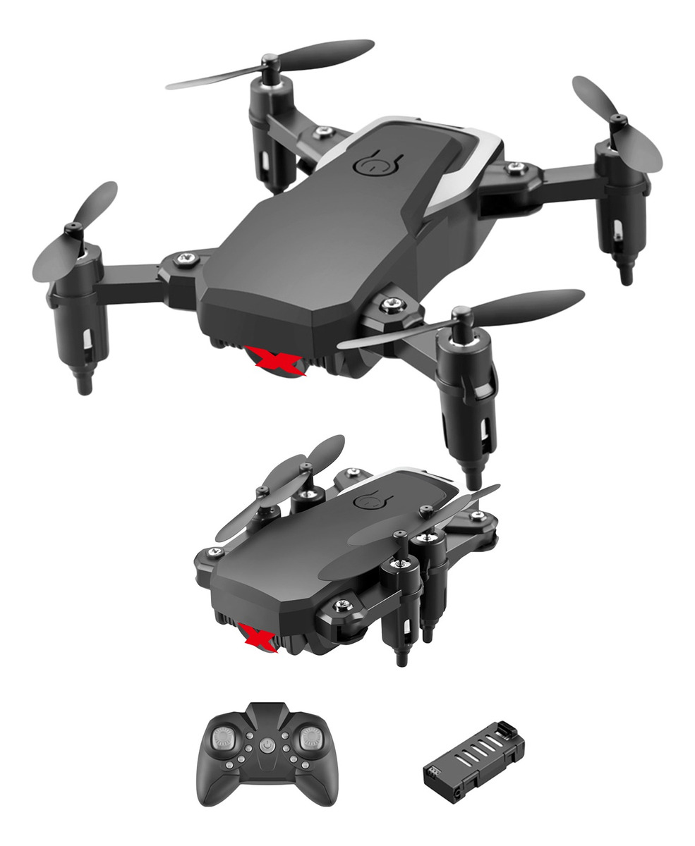 4 Canais Rc Drone Controle Remoto Quadcopter Dobrável (preto - Imagem 2