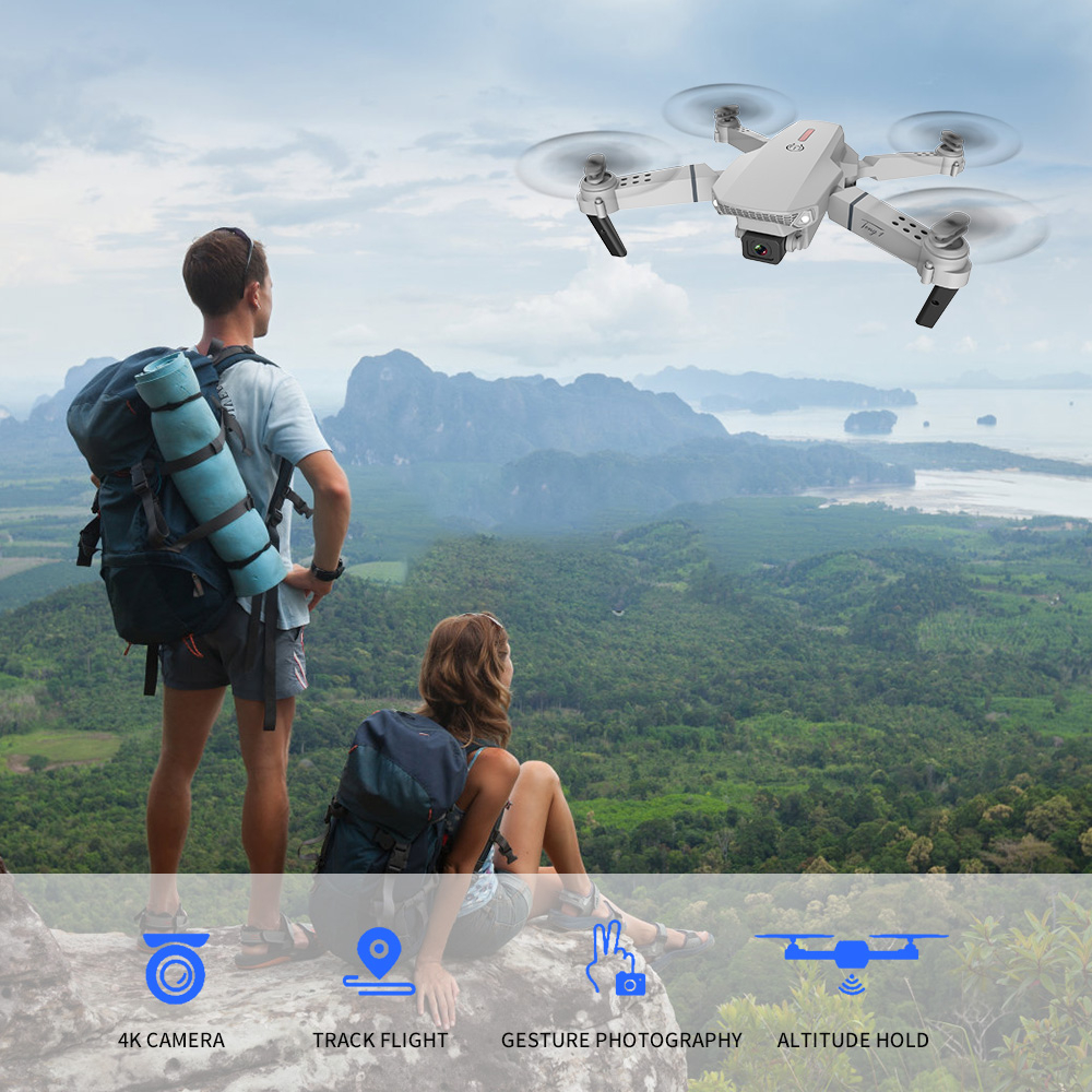 Ls-e525 Rc Drone Com Câmera 4k Câmera Wifi Fpv Drone - Imagem 4
