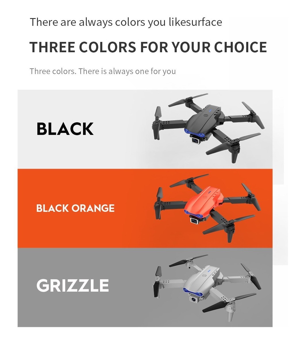 Câmera Profissional Do Zangão K3 4k Wifi Fpv+2 Baterias - Imagem 4