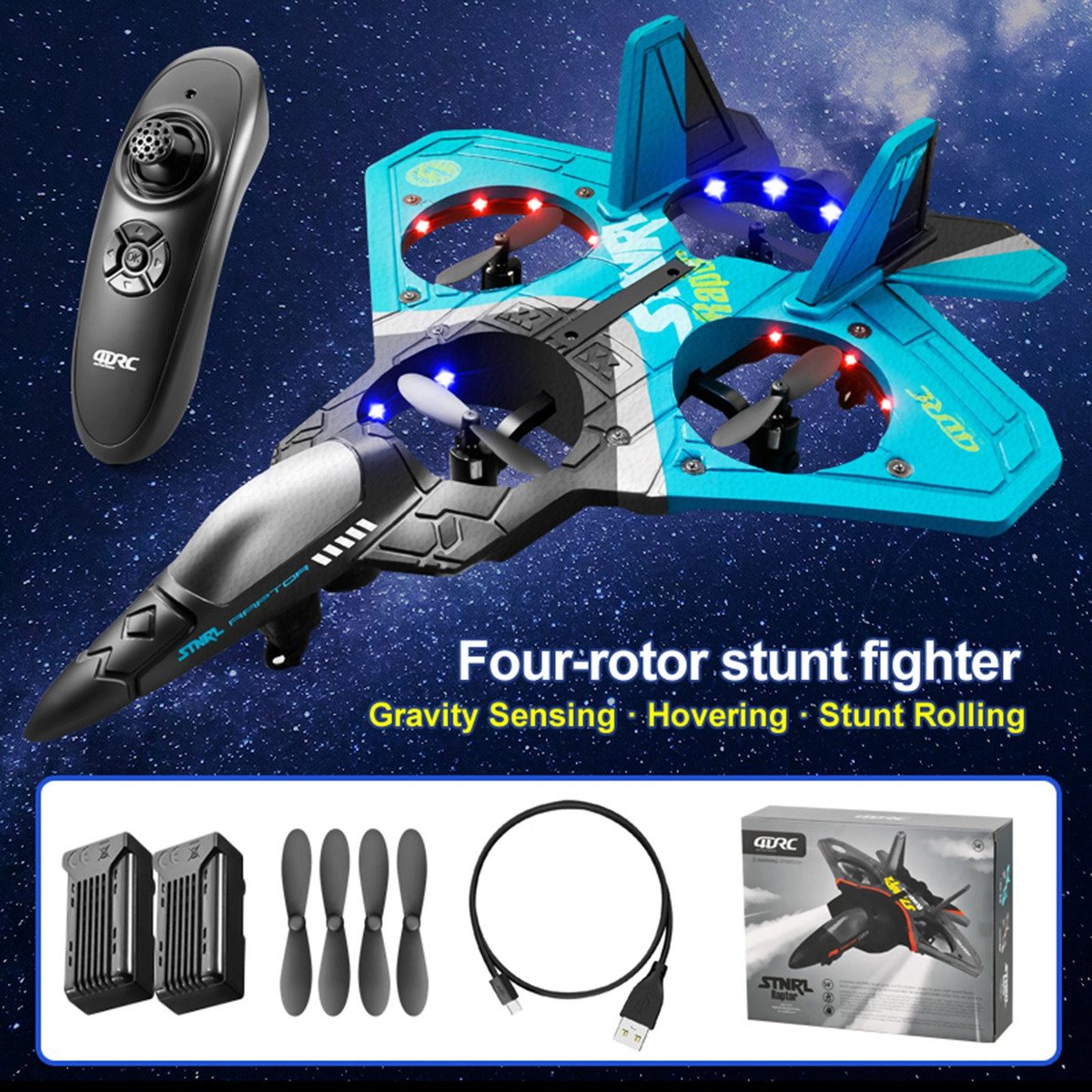 Avião De Controle Remoto Rc Plane 2,4 Ghz 6ch Epp Foam Com 2 - Imagem 6