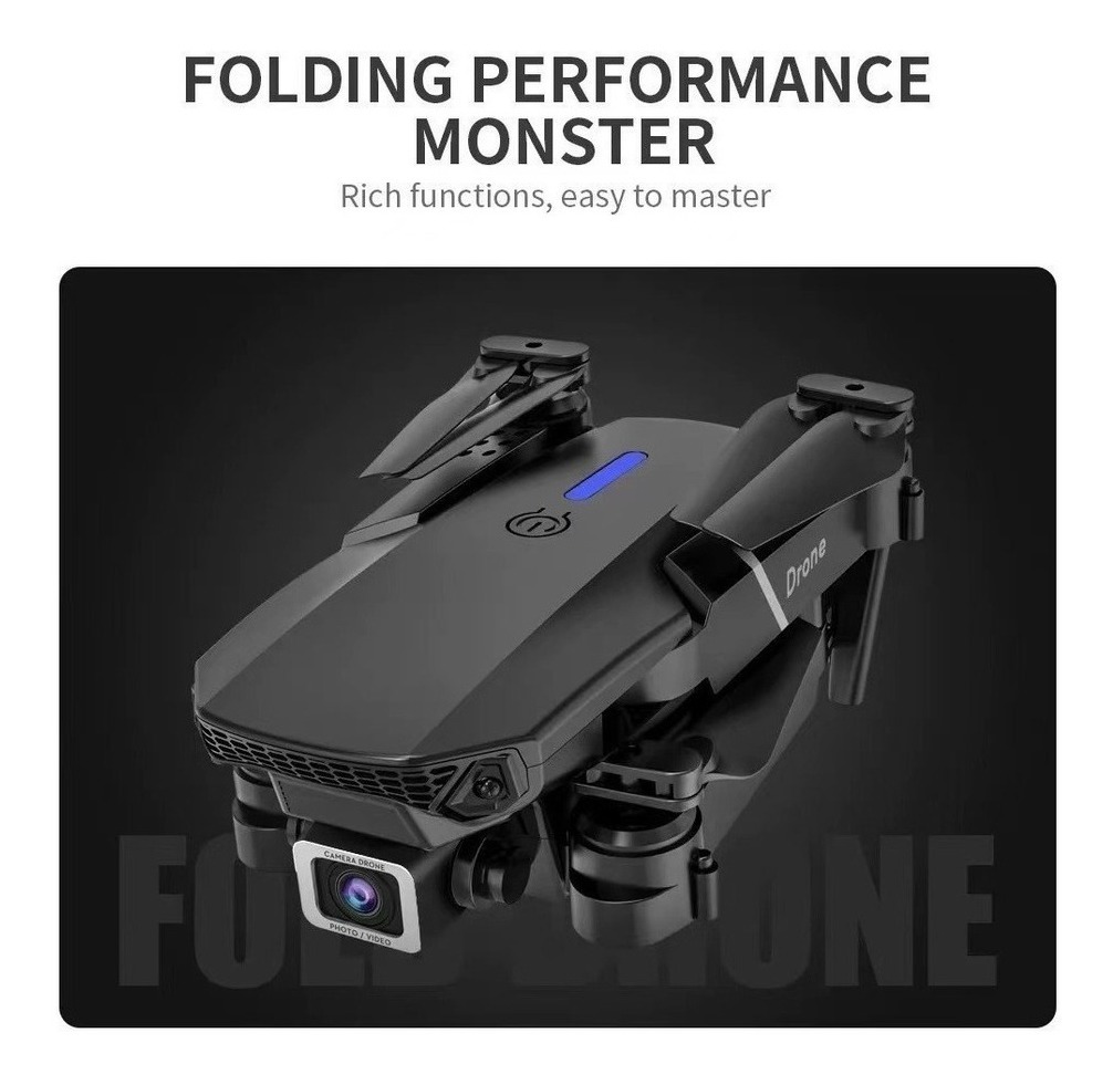 Mini Drones Baratos Com Câmera 4k E525/e88 Pro +3 Bateria - Imagem 5