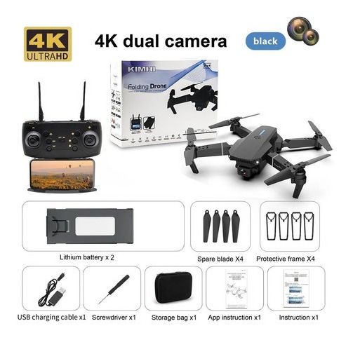 Novo Drone Profissional Com Dupla Câmera 4k De Quadcóptero - Imagem 9