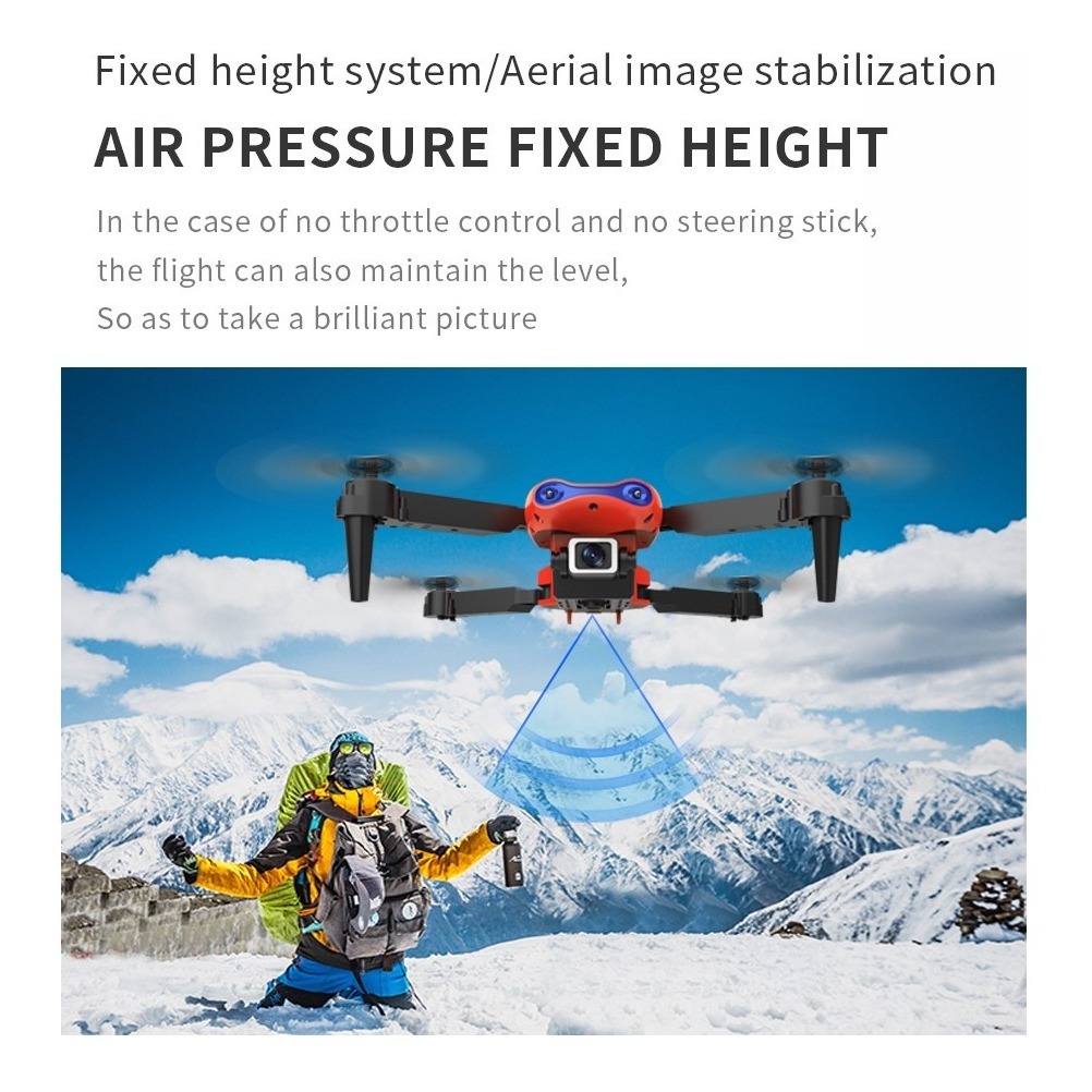 Câmera Profissional Do Zangão K3 4k Wifi Fpv+2 Baterias - Imagem 3