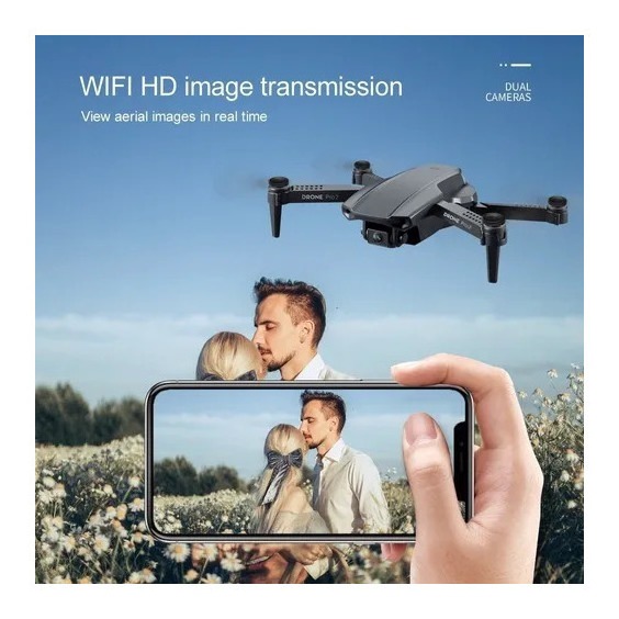 Mini Drone E99 Pro2 Professional 4k Câmera Dupla 2 Baterias - Imagem 5